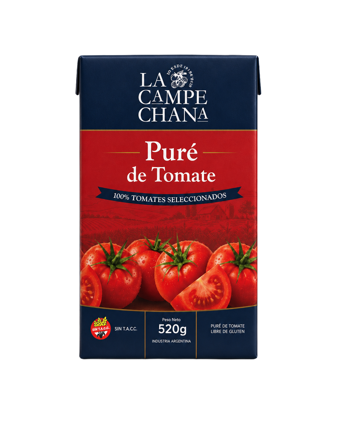 Puré de tomate 520g
